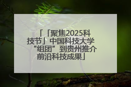 「聚焦2025科技节」中国科技大学“组团”到贵州推介前沿科技成果