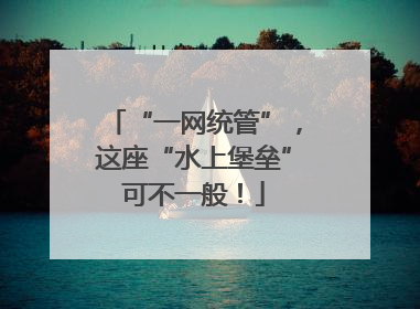 “一网统管”，这座“水上堡垒”可不一般！