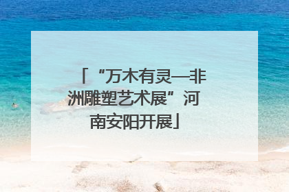 “万木有灵—非洲雕塑艺术展”河南安阳开展