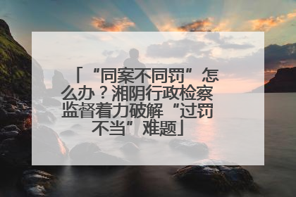 “同案不同罚”怎么办？湘阴行政检察监督着力破解“过罚不当”难题