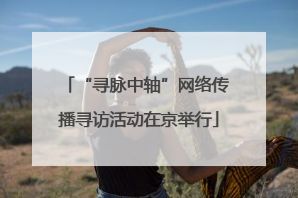 “寻脉中轴”网络传播寻访活动在京举行