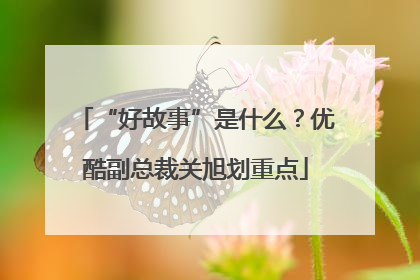 “好故事”是什么？优酷副总裁关旭划重点