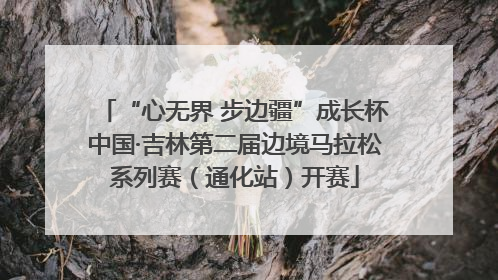 “心无界 步边疆”成长杯中国·吉林第二届边境马拉松系列赛（通化站）开赛