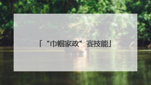 “巾帼家政”赛技能