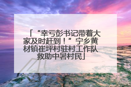 “幸亏彭书记带着大家及时赶到！”宁乡黄材镇崔坪村驻村工作队救助中暑村民