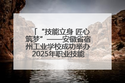 “技能立身 匠心筑梦”——安徽省宿州工业学校成功举办2025年职业技能活动周各项活动