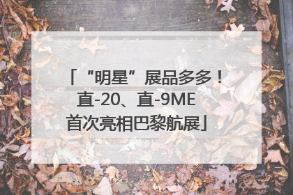 “明星”展品多多！直-20、直-9ME首次亮相巴黎航展