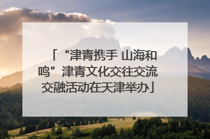 “津青携手 山海和鸣”津青文化交往交流交融活动在天津举办