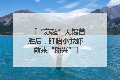 “苏超”无锡首胜后，盱眙小龙虾前来“助兴”