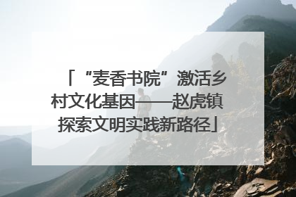 “麦香书院”激活乡村文化基因——赵虎镇探索文明实践新路径