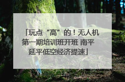 玩点“高”的！无人机第一期培训班开班 南平延平低空经济提速