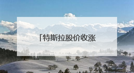 特斯拉股价收涨超3%：特朗普无意沟通，马斯克父亲劝儿子低头