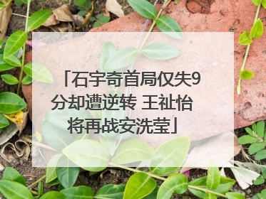 石宇奇首局仅失9分却遭逆转 王祉怡将再战安洗莹