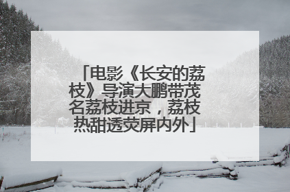 电影《长安的荔枝》导演大鹏带茂名荔枝进京，荔枝热甜透荧屏内外