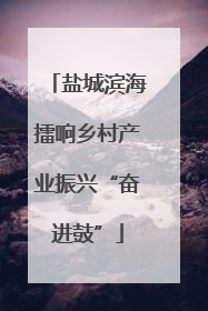 盐城滨海擂响乡村产业振兴“奋进鼓”