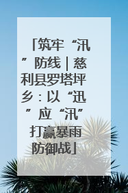 筑牢“汛”防线｜慈利县罗塔坪乡：以“迅”应“汛” 打赢暴雨防御战