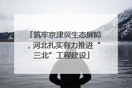 筑牢京津冀生态屏障，河北扎实有力推进“三北”工程建设