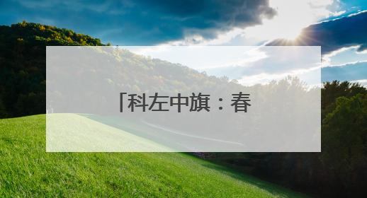 科左中旗：春播正当时 沃野绘“丰”景