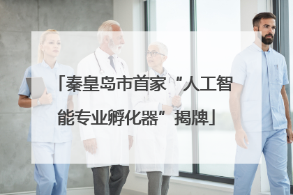秦皇岛市首家“人工智能专业孵化器”揭牌