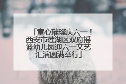 童心璀璨庆六一！西安市莲湖区双府摇篮幼儿园迎六一文艺汇演圆满举行