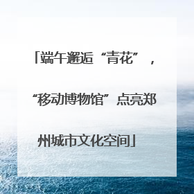 端午邂逅“青花”，“移动博物馆”点亮郑州城市文化空间
