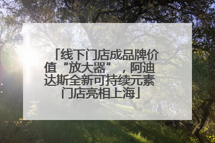 线下门店成品牌价值“放大器”，阿迪达斯全新可持续元素门店亮相上海