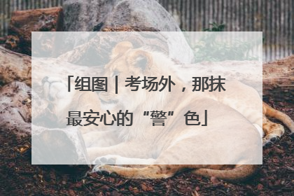 组图｜考场外，那抹最安心的“警”色