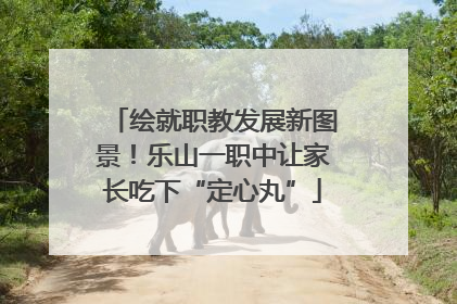 绘就职教发展新图景！乐山一职中让家长吃下“定心丸”