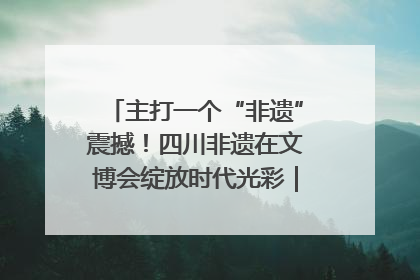 主打一个“非遗”震撼！四川非遗在文博会绽放时代光彩｜文博向“新”