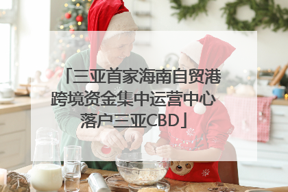 三亚首家海南自贸港跨境资金集中运营中心落户三亚CBD