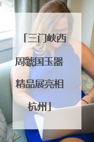 三门峡西周虢国玉器精品展亮相杭州