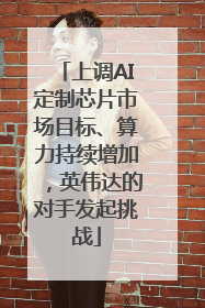 上调AI定制芯片市场目标、算力持续增加，英伟达的对手发起挑战