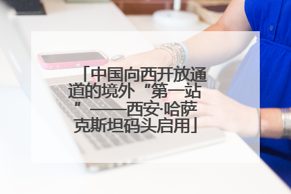 中国向西开放通道的境外“第一站”——西安·哈萨克斯坦码头启用