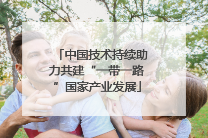 中国技术持续助力共建“一带一路”国家产业发展