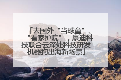 去国外“当球童”、“看家护院”，康迪科技联合云深处科技研发机器狗出海新场景