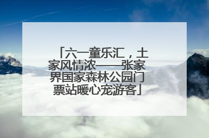 六一童乐汇，土家风情浓——张家界国家森林公园门票站暖心宠游客