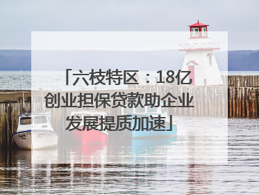 六枝特区：18亿创业担保贷款助企业发展提质加速