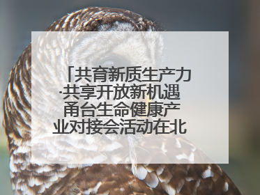 共育新质生产力·共享开放新机遇 甬台生命健康产业对接会活动在北仑举行