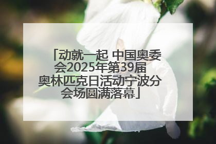 动就一起 中国奥委会2025年第39届奥林匹克日活动宁波分会场圆满落幕