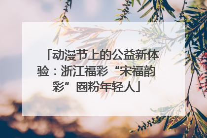 动漫节上的公益新体验：浙江福彩“宋福韵彩”圈粉年轻人