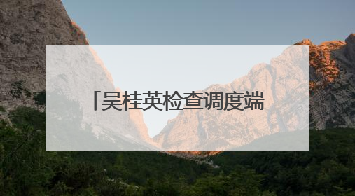 吴桂英检查调度端午假期重点工作