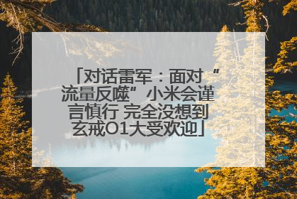 对话雷军：面对“流量反噬”小米会谨言慎行 完全没想到玄戒O1大受欢迎