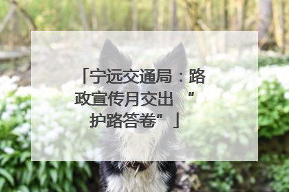 宁远交通局：路政宣传月交出 “护路答卷”