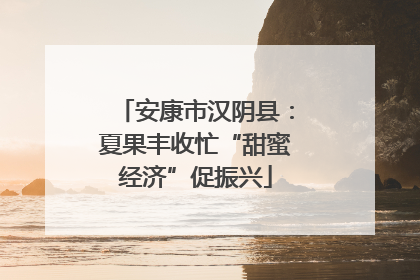 安康市汉阴县：夏果丰收忙“甜蜜经济”促振兴