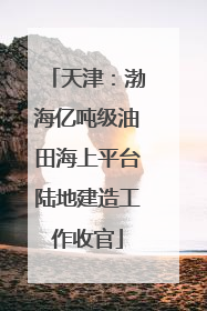 天津：渤海亿吨级油田海上平台陆地建造工作收官