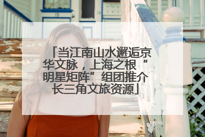 当江南山水邂逅京华文脉，上海之根“明星矩阵”组团推介长三角文旅资源