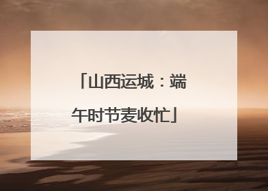 山西运城：端午时节麦收忙