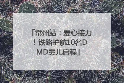 常州站：爱心接力！铁路护航10名DMD患儿启程