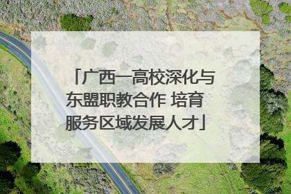 广西一高校深化与东盟职教合作 培育服务区域发展人才