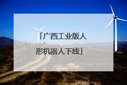 广西工业版人形机器人下线